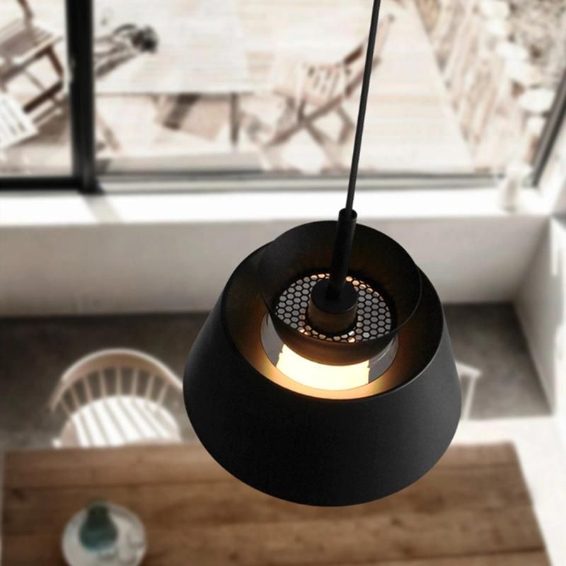Nordic Iron Pendant Lamp Decor E27 Roth Scandinavian Contemporary Conical Shaped Pendant Lamp (WH-AP-316)