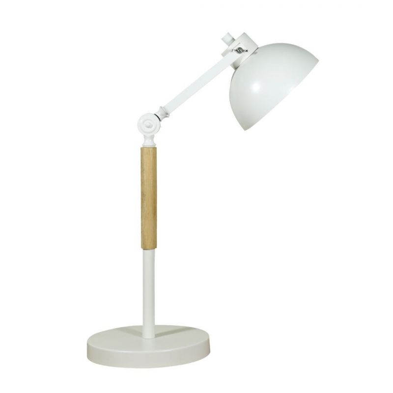Domestic and Office Table Lamp Modern Decorative Luminous LED Metal Desk Lamp with Pen Holder for Study Room Bedroom