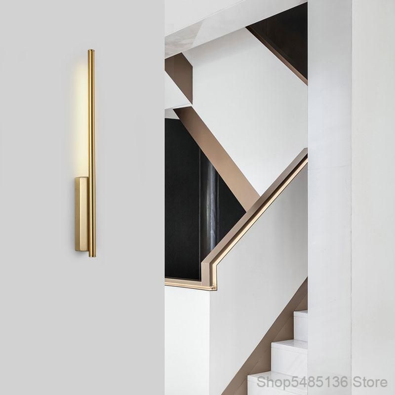 Golden Bedroom Bedside Wall Light Bathroom Mirror Front Lamp Link LED Reading Wall Sconce (WH-OR-225)