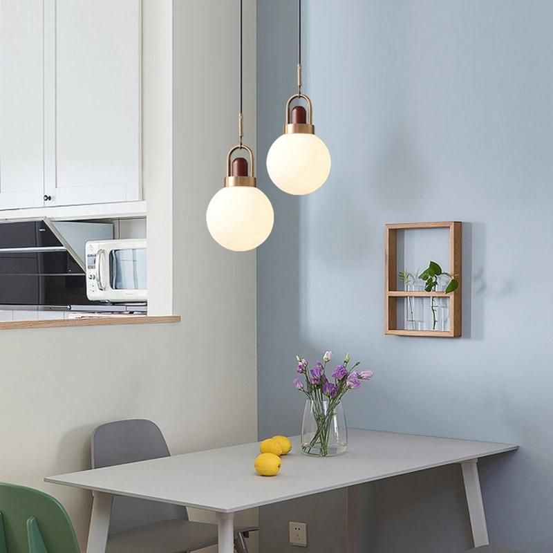 Nordic Ins Bedroom Bedside Chandelier Simple Modern Creative Small Pendant Lamp