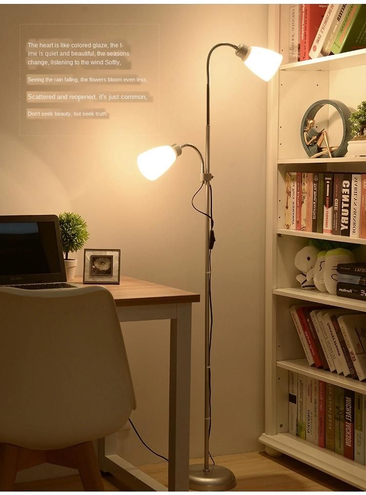 American Modern Wrought Iron Paint Floor Lamp LED Branch Bedroom Lamp Living Room Modern Floor Lamps (WH-MFL-91)