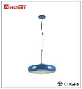 Modern Simple Round Blue Aluminum Decorative Hotel Chandelier Pendant Lamp