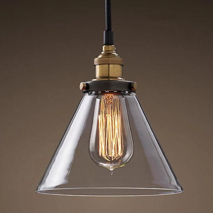 Indoor Simple Glass Chandelier Pendant Lamp Lighting for Room Decoration