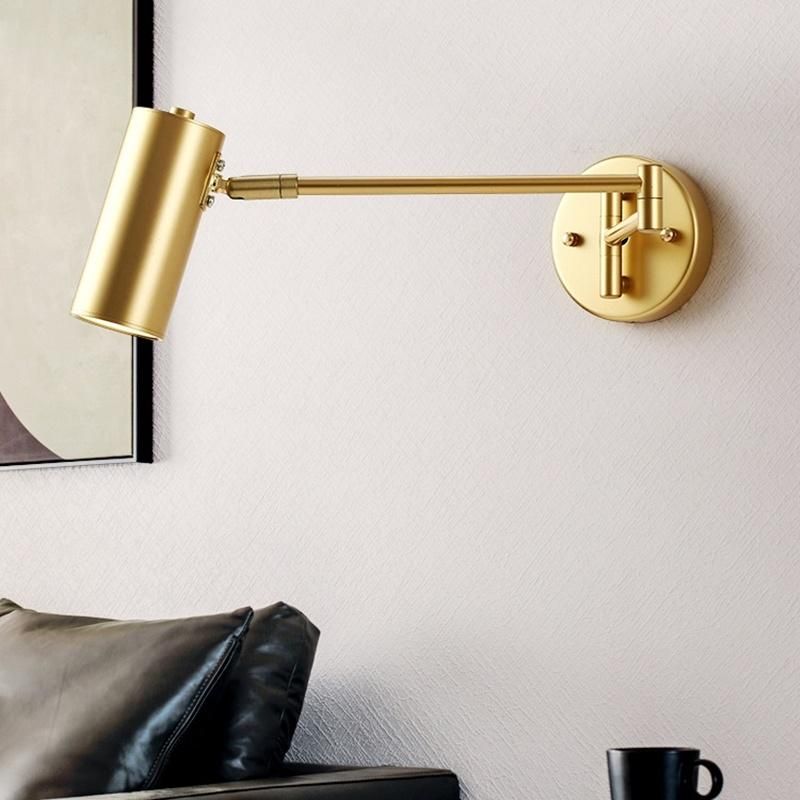 Nordic LED Wall Lamp Modern Iron Lamps for Living Room Bedroom Study Bedside Reading Lamp (WH-OR-56)
