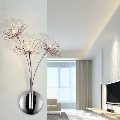 Nordic Creative Dandelion Flower Wall Lamps Bathroom Bedroom Bedside Dandelion Lamp (WH-OR-170)