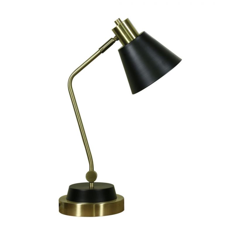 Nordic Style Black and White Modern Artistic Home Decor Lamp Metal Table Lamp
