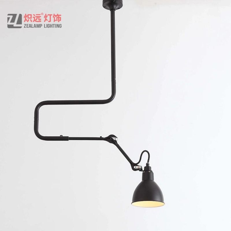 Restaurant Home Modern Style Steel Black Finish Pendant Light