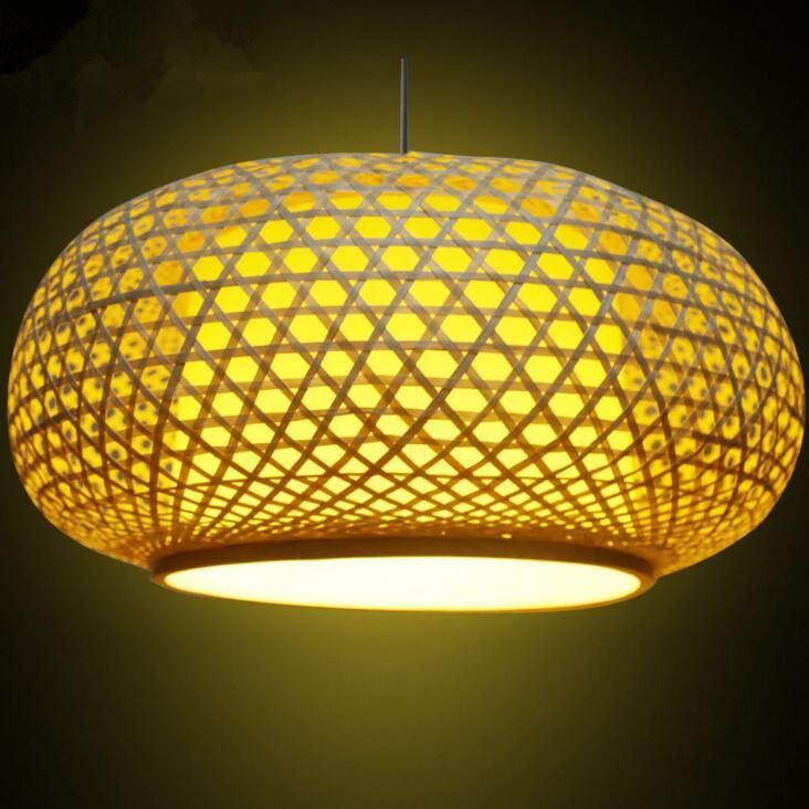 Swag Lamp Bamboo Ceiling Lantern