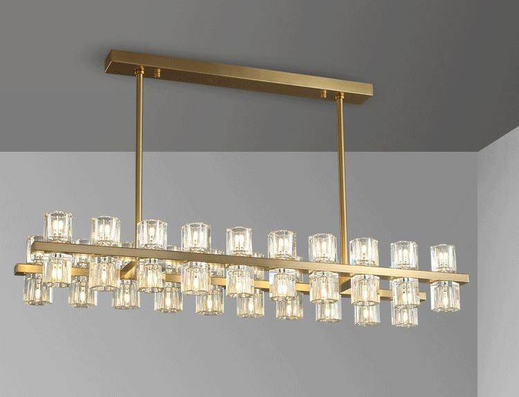 Custom Lighting Modern Gold Crystal Chandelier for Living Room, Villa, Hotel, Accept Custom Made