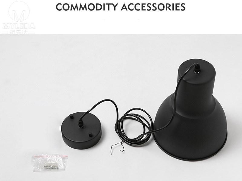 Modern Macaron Wrought Iron Lamp Dining LED Pendant Lamp