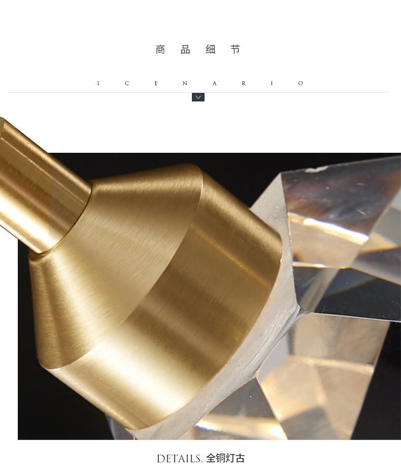 Nordic Pendant Lamps Design Diamond Long Wire Light LED Pendant Lights Decoration Stairs Suspended Lights (WH-AP-119)