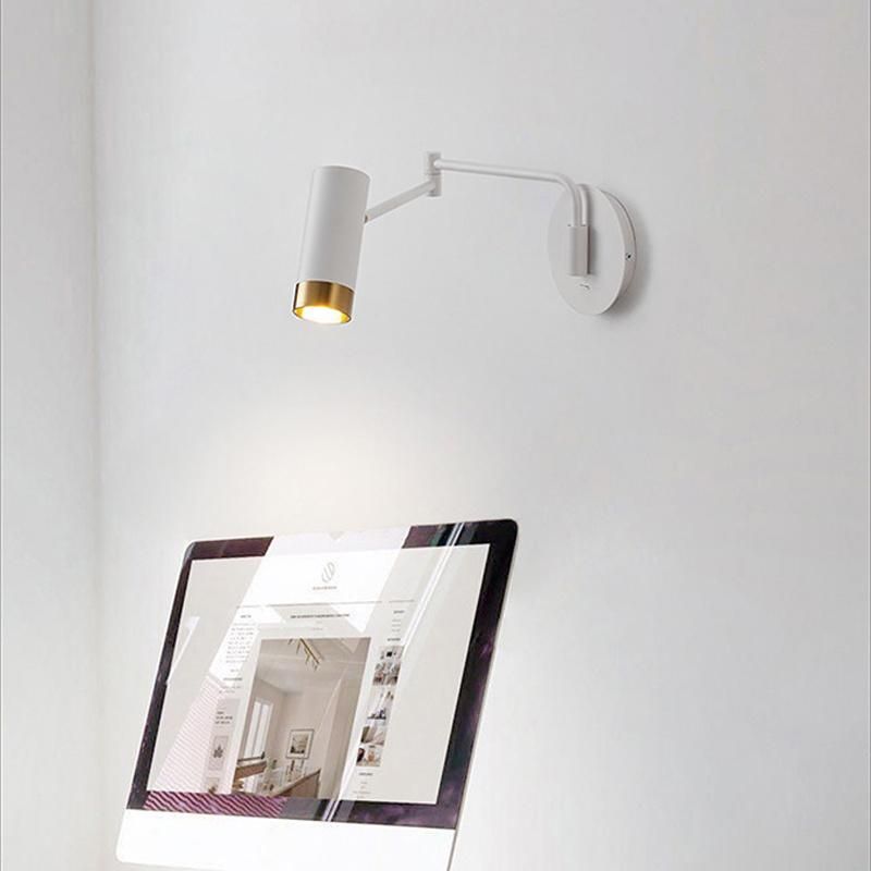 Bedside Reading Wall Lamp Modern Creative Rocker Arm Study LED Wall Light
