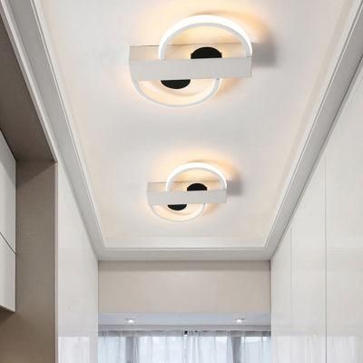 White Corridor Light Creative Personality Hallway Light Simple LED Ceiling Lamp
