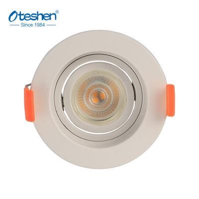 High Quality Round Shape LED Downlight GU10 with PC