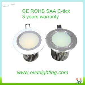 Warm White 10W LED Dimmable Downlight with CE RoHS SAA