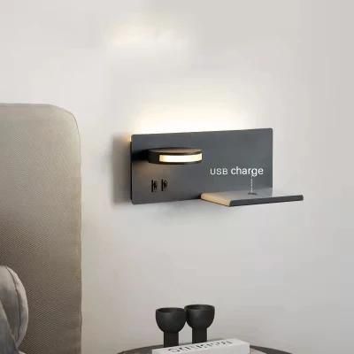 Simple LED Wall Light Multi-Function USB Charge for Livingroom, Studyroom, Dinningroom
