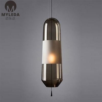 Modern Restaurant Glass Chandelier Lamp Hotel Room Bedside Bar Lighting