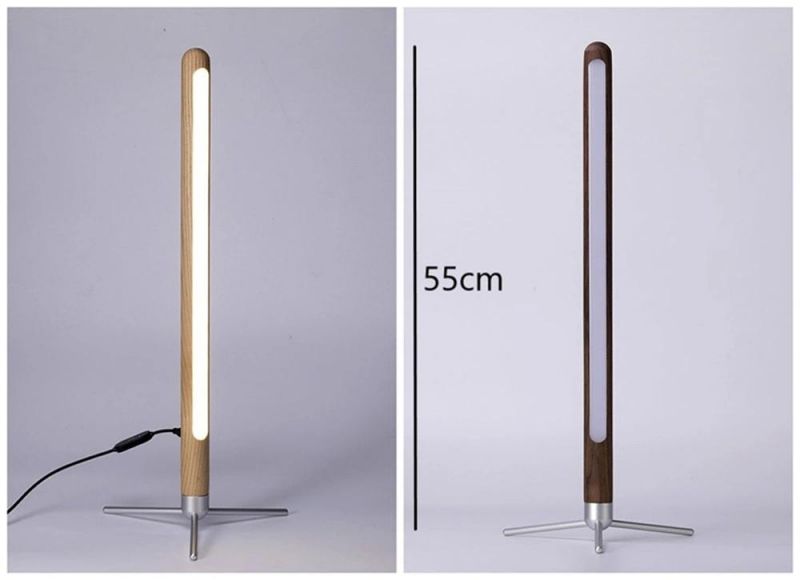 Modern Floor Lamp Creative Site Lamp Personality LED Stand Light Bedroom Living Room Decor Wooden Floor Lights