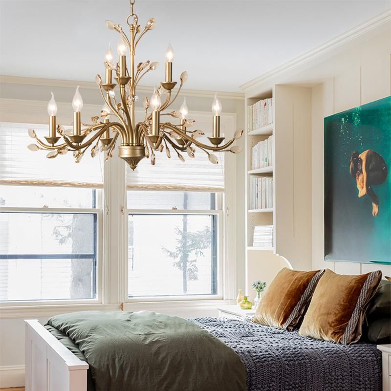Living Room Chandelier Bedroom Lamp Branch Dining Room Crystal Chandelier