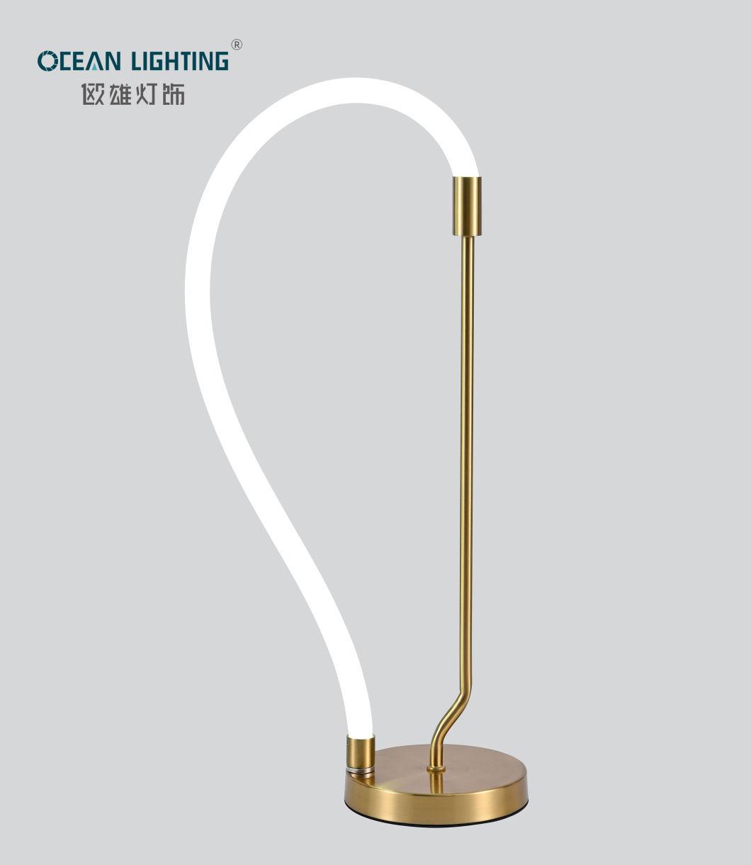 Modern Decorative Lighting Soft Inward Curve LED Lighting Floor Lamp