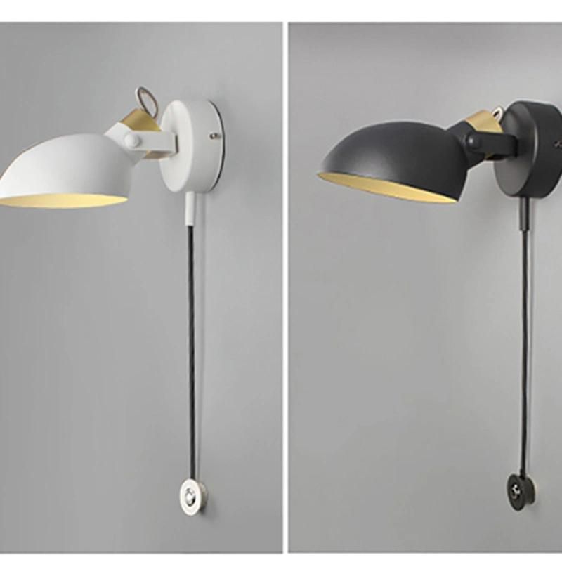 LED Wall Light Simple Living Room Bedroom Reading Bedside Creative Rotating Lamp
