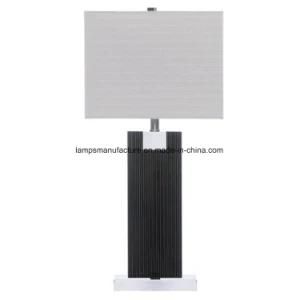 Black Poly Desk Lamp for Home Decor and Hotel Guset Room