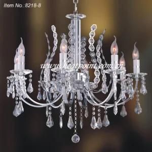 CE Approved Crystal Pendant Lamp with E12/E14/E17 Lamp Holder