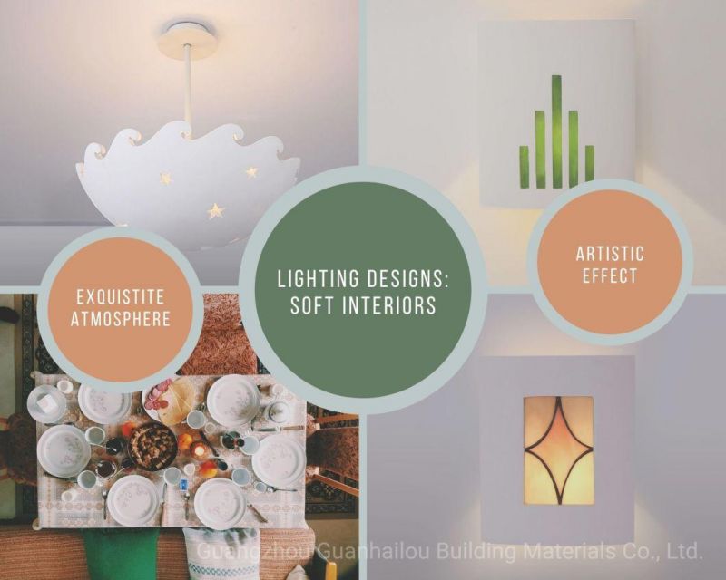 Simple Design Gypsum LED Recessed Lamp (166)
