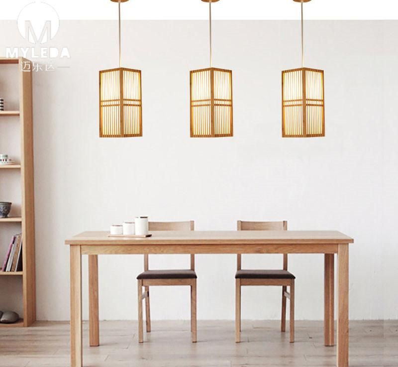 Restaruant Chinese Design Rattan Bamboo Pendant Light