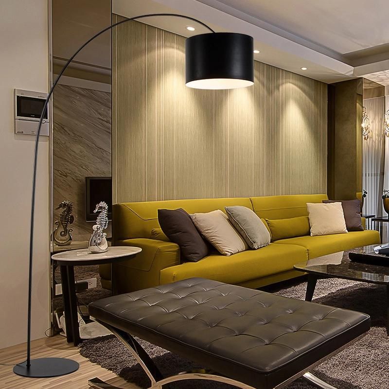 Living Room Floor Lamp Nordic Modern Exhibition Hall Fishing Floor Lamp