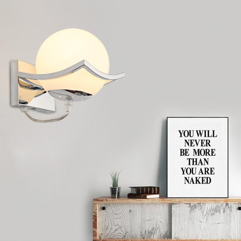 Personalized Creative Lighting Glass Wall Lamp Without Light Source