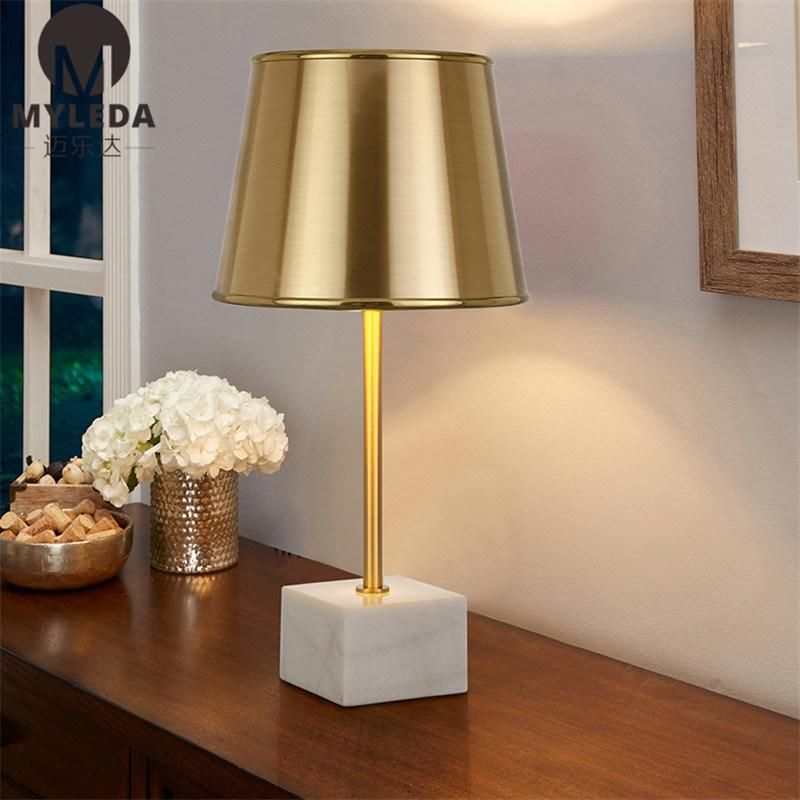 Hotel Decoration Marble Home Decorative Modern Reading Table Lamp