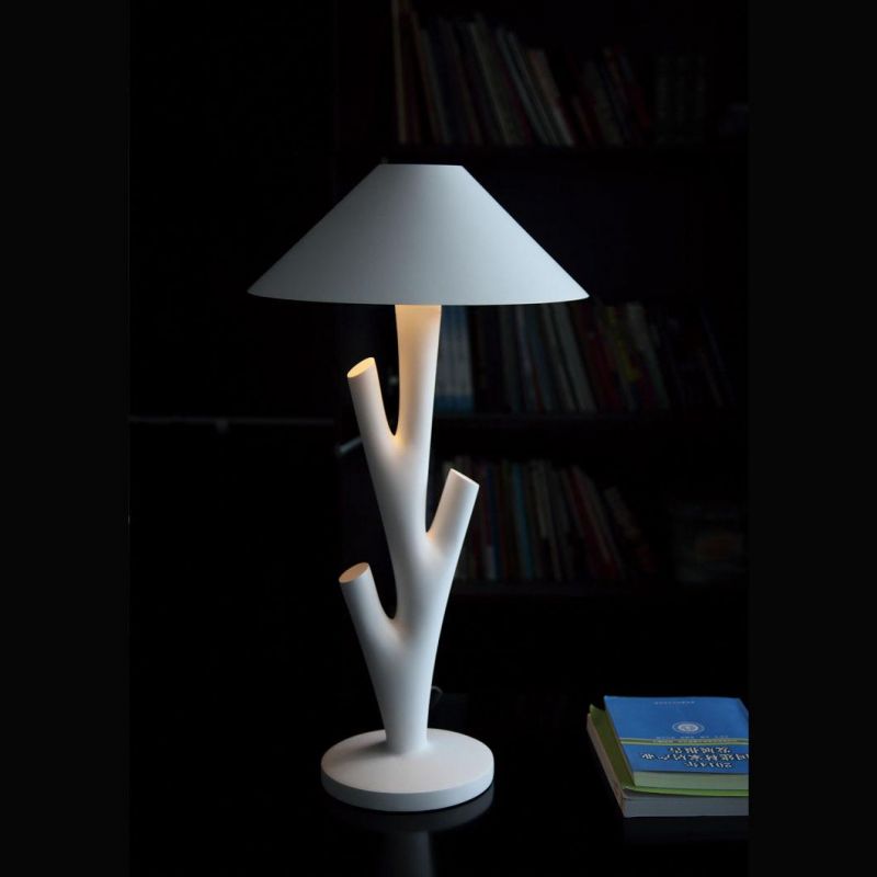Rich Designed Plaster Table Lamp