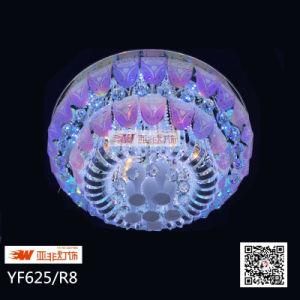 2015 New Modle Glass Crystal Ceiling Lamp with MP3 (YF625/R8)