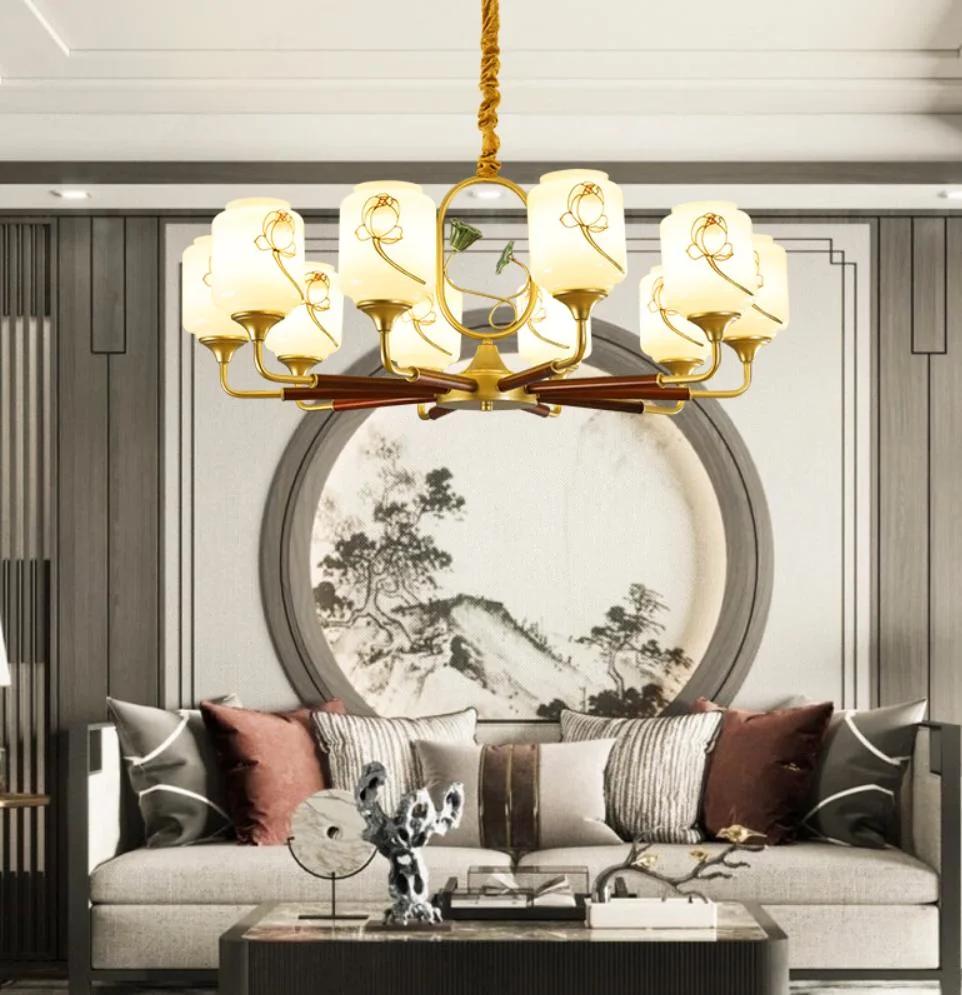 96W, 128W, 168W China Style LED Pendant Ceiling Chandelier Modern Light for Livingroom