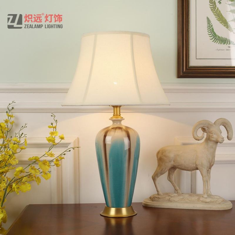 Ceramic Table Lamps Handmade Design for Bedroom (TL8020)