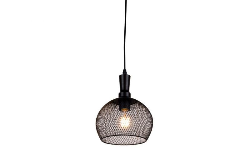 LED Modern Decorative Crystal Glass Chandelier Iron Net Shade Ceiling Hotel Indoor Hanging Pendant Light