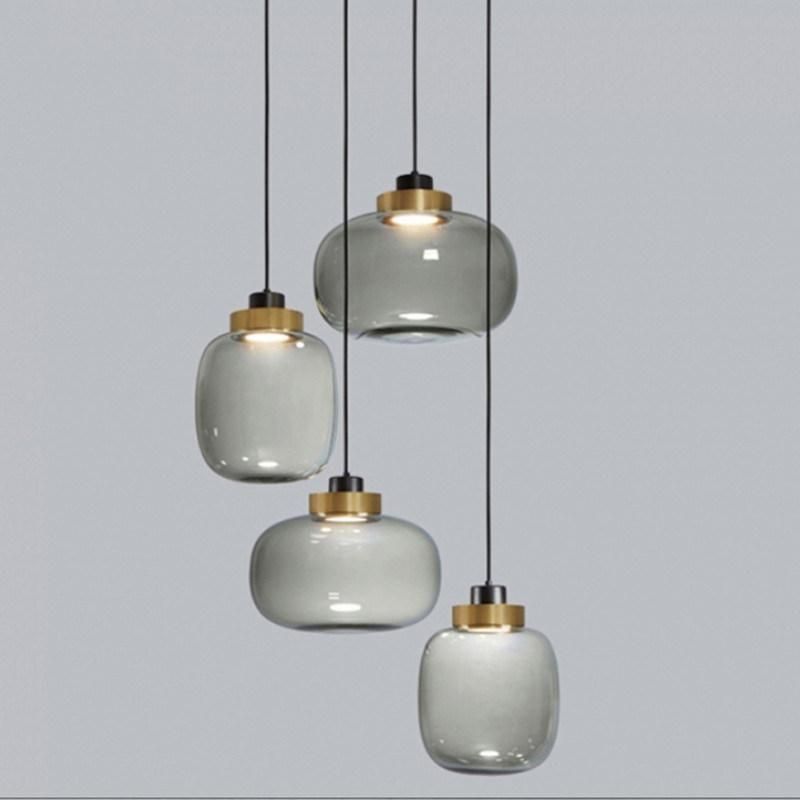 Modern Home Loft Pendant Light Decor Nordic Bedroom Bjarke Modern Attractive Glass Pendant Light (WH-AP-347)