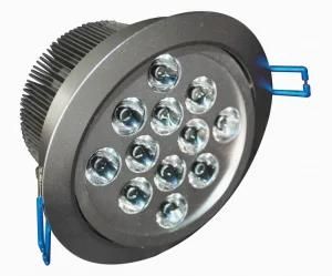 Retail+High Quality+12-LEDs AC85~265V 12W Ceiling Light Warm White/White Light 1300lm LED Downlight Lamp