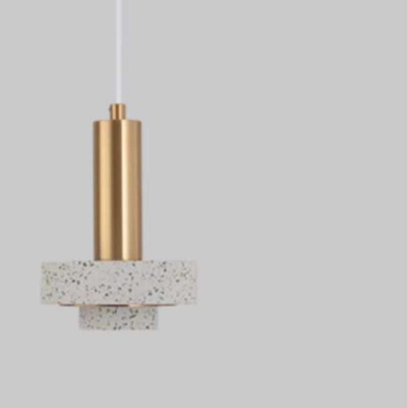 Marble Glass Pendant Lighting Dining Room Loft Deco Terrazzo Print Stone Pendant Light (WH-AP-342)