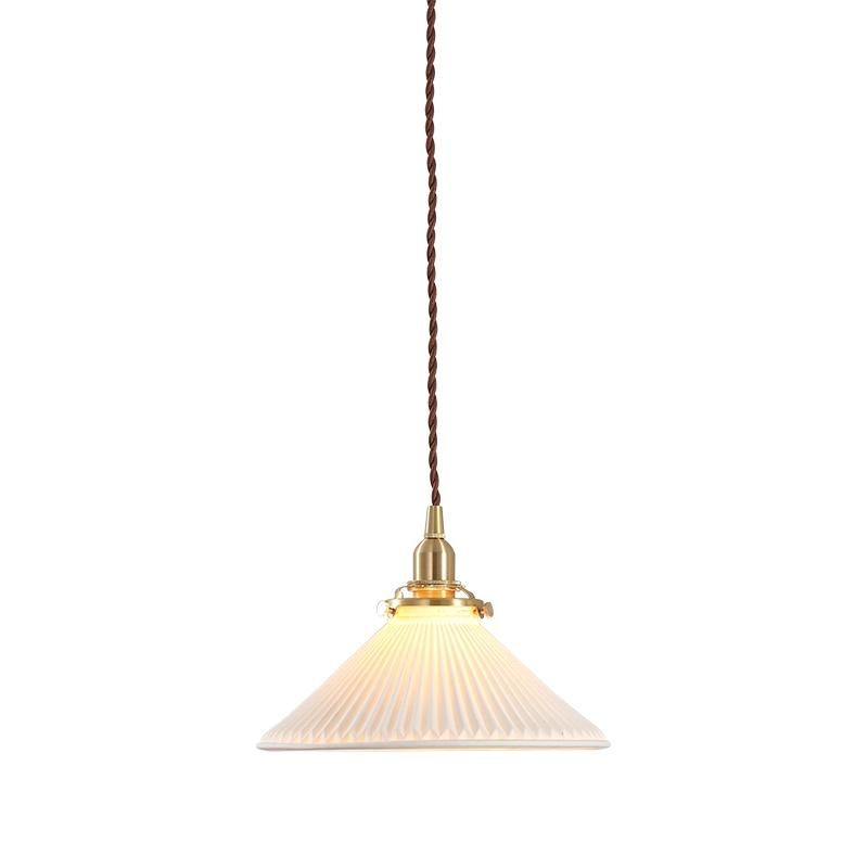 Japanese Style Lamp Personality Creative Pendant Light Luxury Simple Dining Room Bar Retro Pendant Light (WH-AP-238)