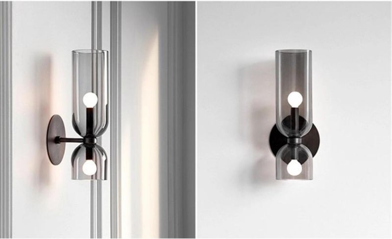 Bedroom Bedside Lamp Designer LED Wall Lamp Modern Simple Living Room Creative Glass Wall Llghts Fixtures