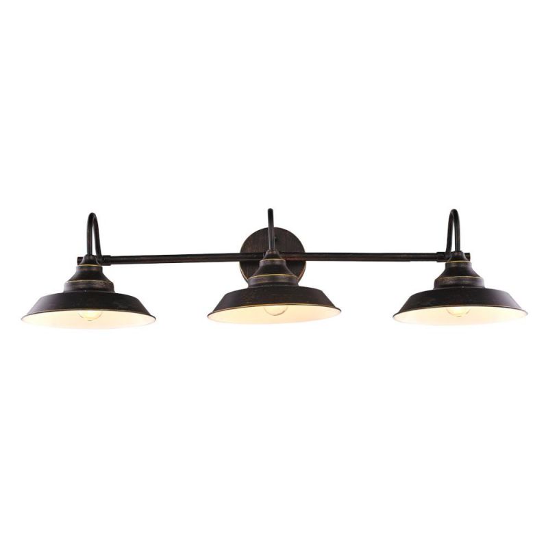 Bathroom Vanity Light 3 Light Wall Sconce Fixture Gooseneck Wall Mount Lamp (WH-VR-107)