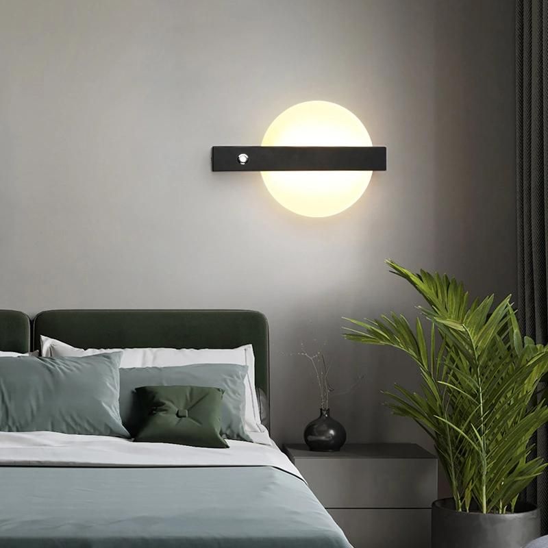 Nordic Modern Minimalist Bedroom Bedside Creative Aisle Living Room Wall Lights (WH-OR-84)