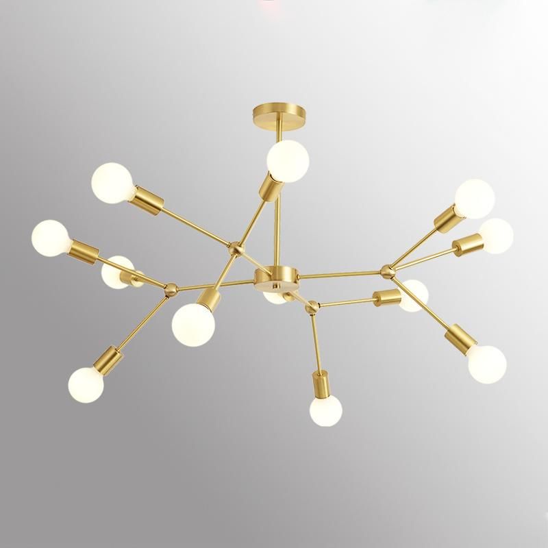 Home Industrial Lighting Living Bedroom Decorative Modern Pendant Lamps Fixtures Restaurant Dining Gold Pendant Lights