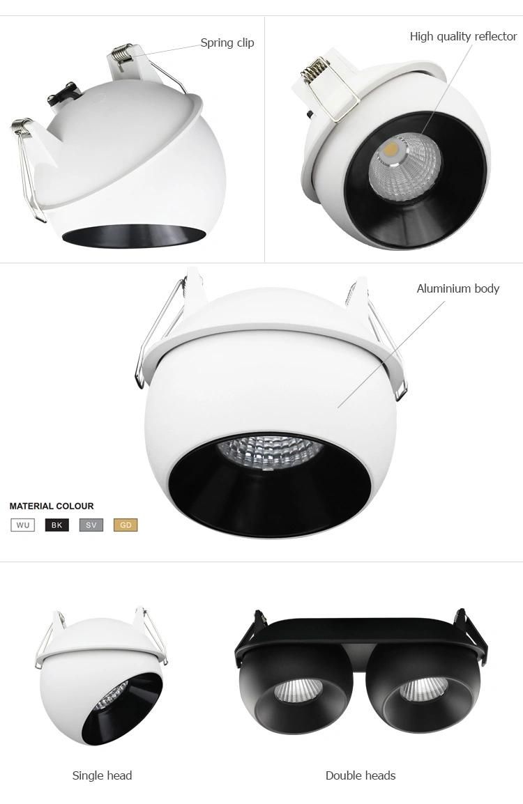 New Developed Downlight Rotatable Spotlight LED Ceiling Lamp