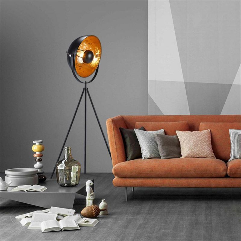 Industrial Vintage Floor Lamps for Living Room Home Decor Photo Studio Fill Light Standing Lamps for Bedroom Bedside Lamps
