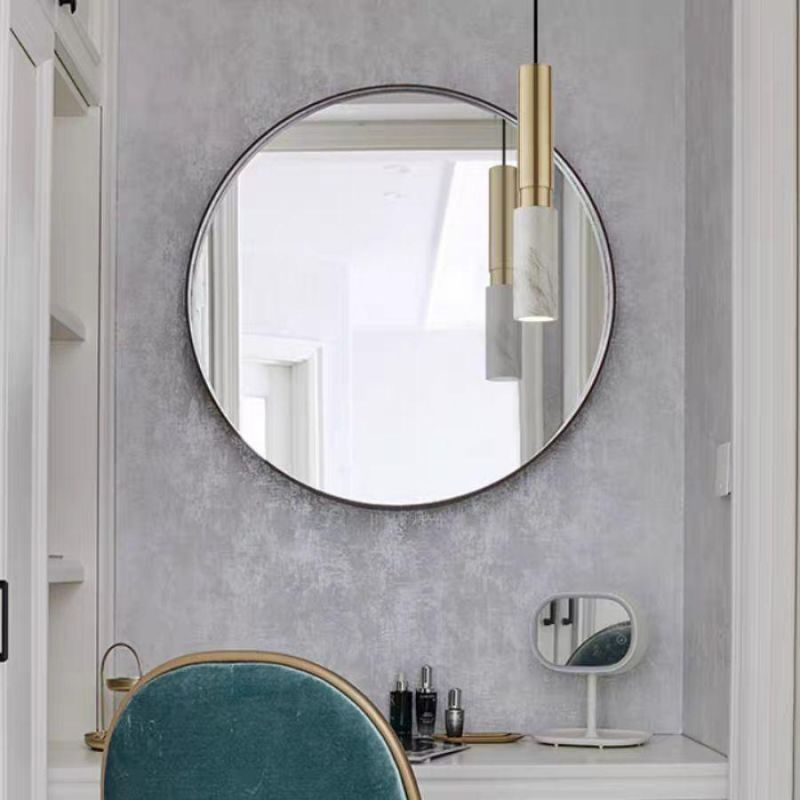 2021 New Design Modern Simple Metal Decorative LED Hanging Lights Nordic Marble Pendant Light for Living Room Bar Bedside