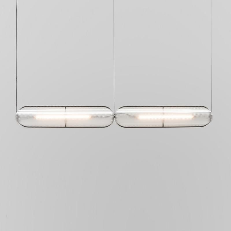 Nordic Liner Pendant Lamp Designer Minimalist LED Glass Pendant Lamp (WH-AP-118)