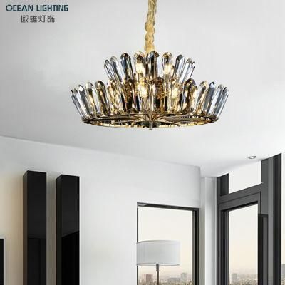 Modern Decorative Crystal Chandelier Ceiling Hotel Indoor Hanging Pendant Light